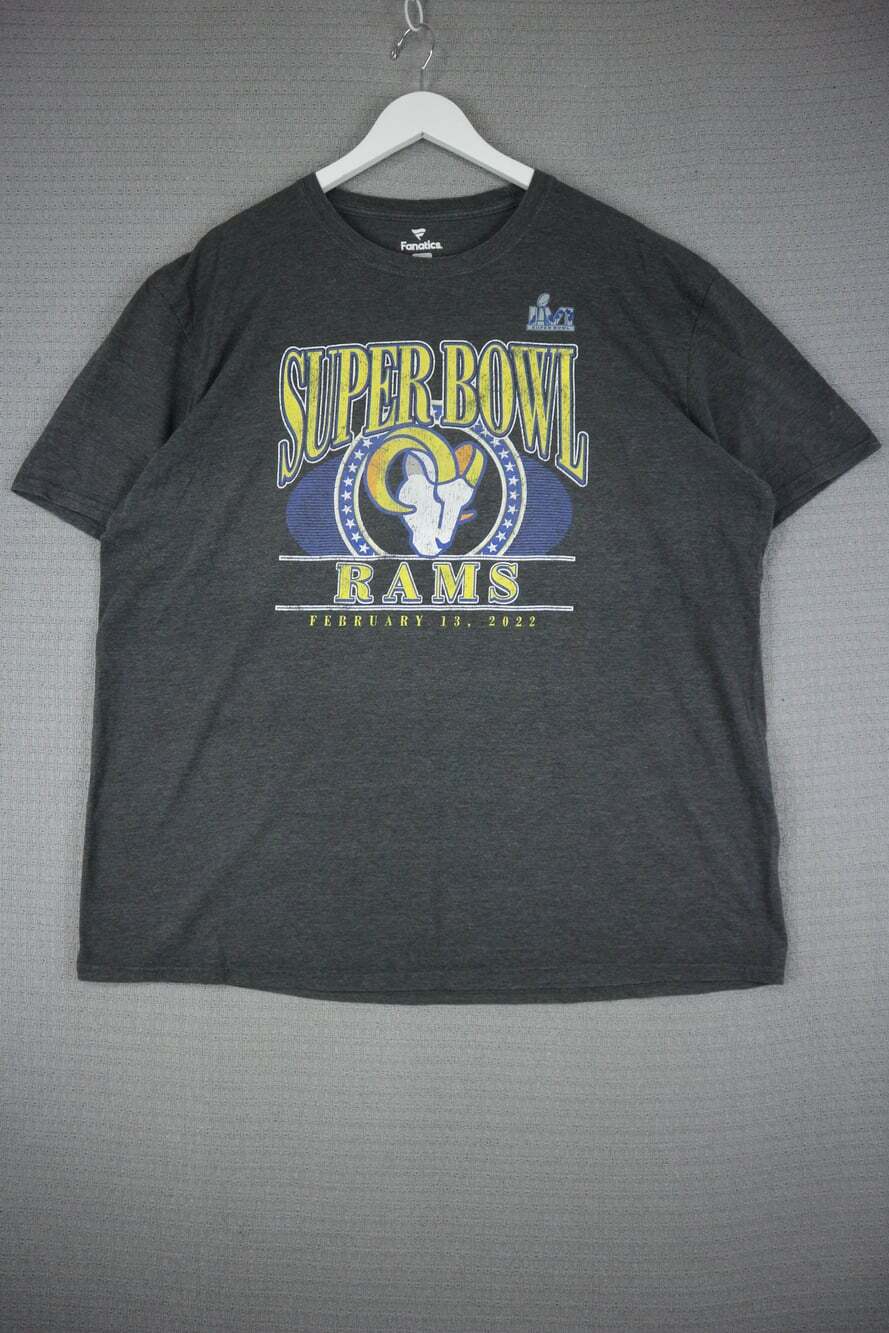 Fanatics Super Bowl Rams NFL Logo Tee mens 2xl
